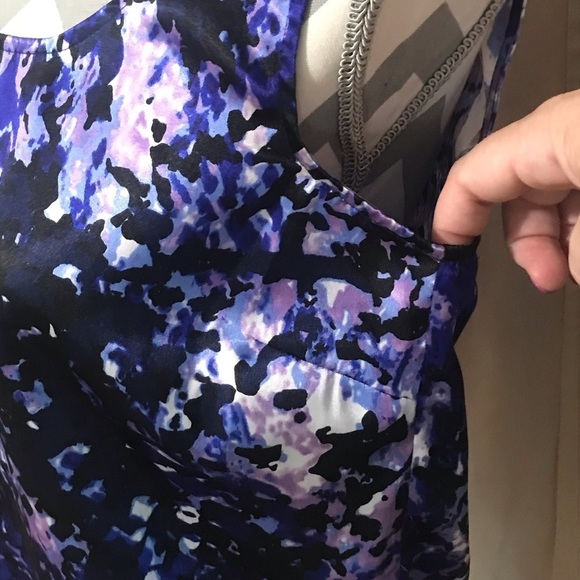 Anne Klein PS Shell Purple Marbled - Picture 3 of 5